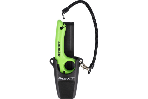 WESTCOTT Finger Loop Sicherheitsmesser E17531SET Keramik mit Lanyard & Holster – Bild 2
