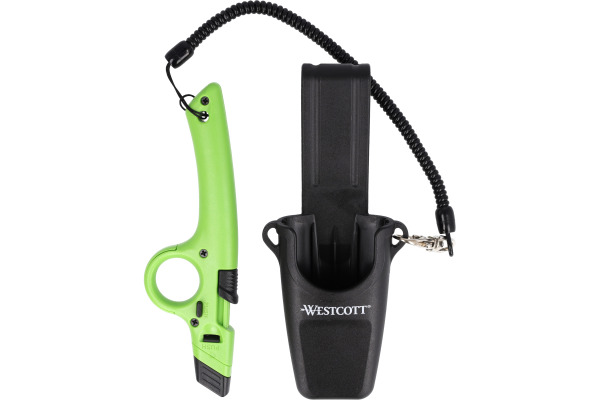 WESTCOTT Finger Loop Sicherheitsmesser E17531SET Keramik mit Lanyard & Holster