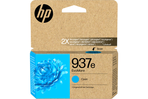 HP Tintenpatrone 937e cyan 4S6W6NE OfficeJet 9110b/9120 1650 S.