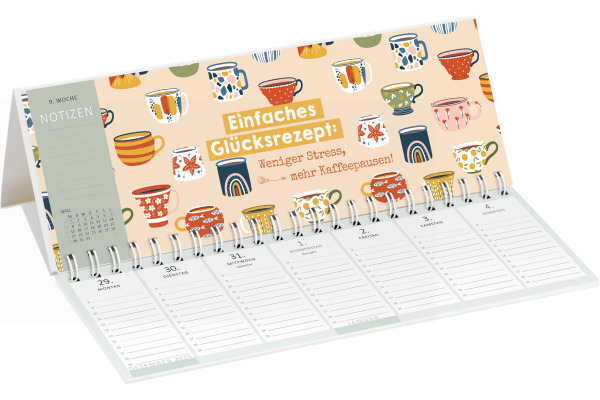 ARS EDITI Tischkalender 2027 13929 Lebensweisheit DE 29.7x11.5cm – Bild 2