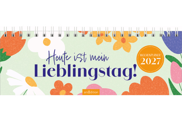 ARS EDITI Tischkalender 2027 13929 Lebensweisheit DE 29.7x11.5cm