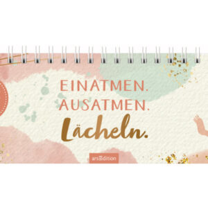 ARS EDITI Tischkalender 2027 13930 Einatmen DE 29.7x11.5cm