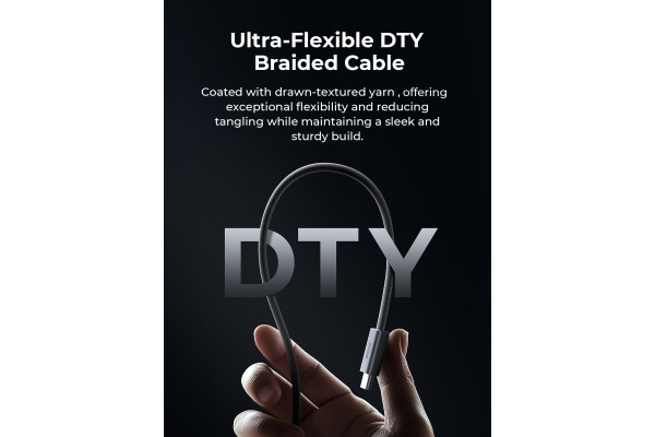 AUKEY Cable USB-C-to-C CB-DCC061 60W 1.0M Braided – Bild 3