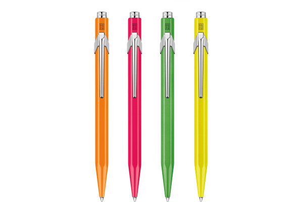 CARAN D'A Kugelschreiber 849 Fluo Line 849.218 assortiert 20 Stück – Bild 2