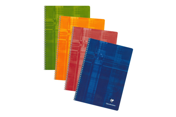 CLAIREFON Spiralheft A4 8146C ass., liniert 50 Blatt
