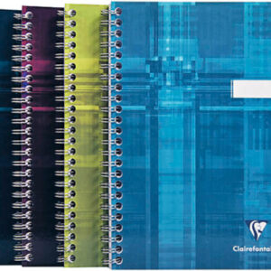 CLAIREFON Spiralheft A5 8536C ass., liniert 50 Blatt