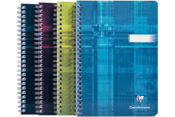 CLAIREFON Spiralheft A5 8536C ass., liniert 50 Blatt