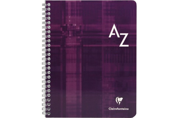 CLAIREFON Adressbuch Index A5 8549C ass., kariert, 5mm 90 Blatt – Bild 3