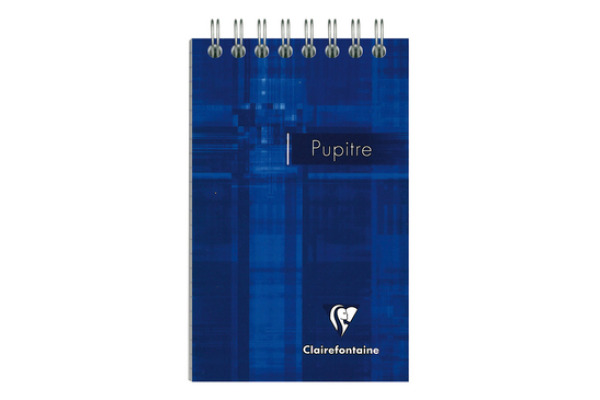 CLAIREFON Spiralheft Pupitre A7 8552C blau, kariert, 5mm 60 Blatt