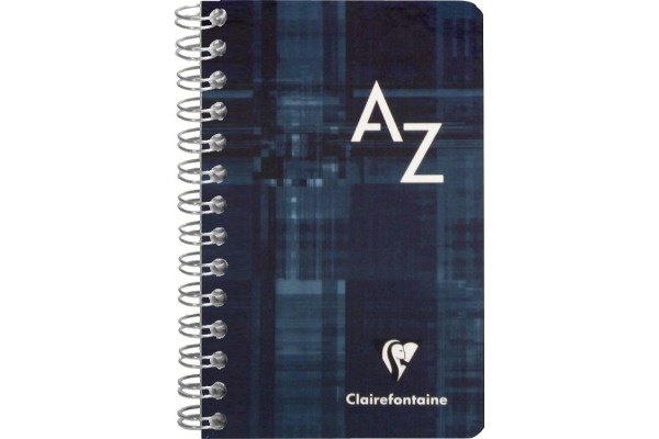 CLAIREFON Adressbuch Index A8 8589C ass., kariert, 5mm 50 Blatt