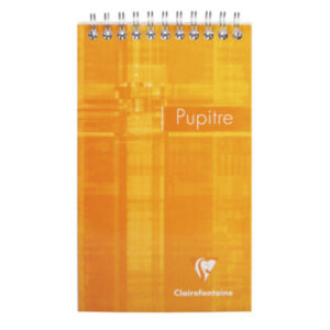 CLAIREFON Spiralheft Pupitre A6 8642C ass., kariert 5mm 80 Blatt
