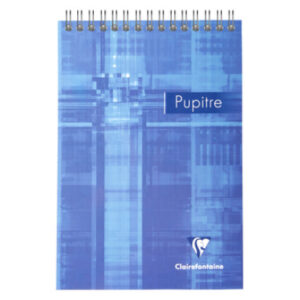 CLAIREFON Spiralheft Pupitre A5 8666C blau, liniert 80 Blatt