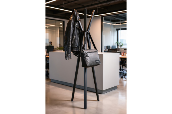 DURABLE Garderobenständer DURASTORE 184601 schwarz, 6 Haken – Bild 3