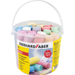 EBERHARD Strassenkreide Glitzer 526520 20 Stück