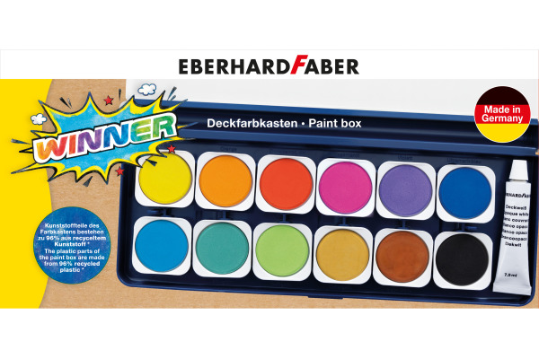 EBERHARD Malkasten Winner 578314 12 Farben