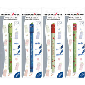 EBERHARD Gelschreiber Erase It 0.7mm 582158 Fruity Blister, ass.
