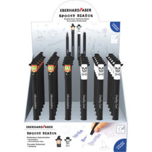 EBERHARD Gelschreiber Erase It Display 560172 Halloween Edition 30 Stück