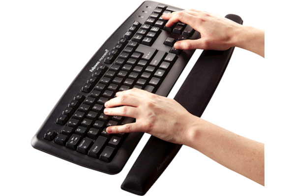 FELLOWES Handgelenkauflage MemoryFoam 9178201 schwarz, für Tastatur – Bild 2
