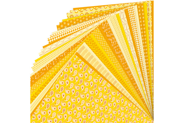 FOLIA Motivblock Basic 46149 gelb, 30 Blatt – Bild 3