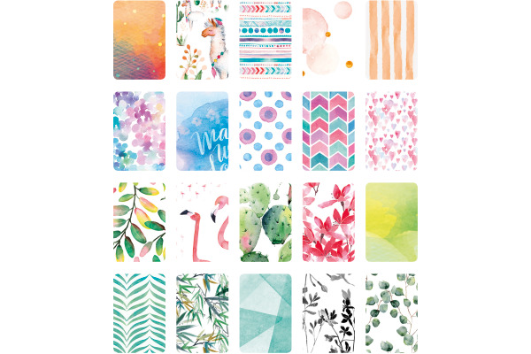 FOLIA Motivblock 48749 Aquarell, 20 Blatt – Bild 2