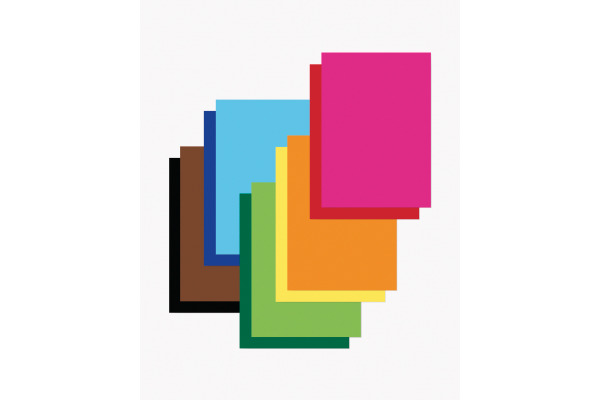 FOLIA Tonpapierblock 130g 600 A4 – Bild 2