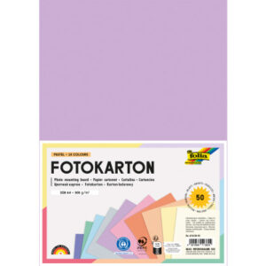 FOLIA Fotokarton A4 614/5095 300g, Pastell 50 Blatt