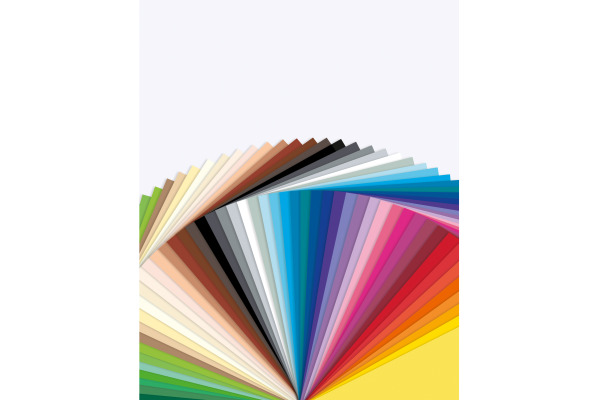 FOLIA Tonzeichenpapier 25x35cm 6725/5099 130g, assortiert 50 Blatt – Bild 2