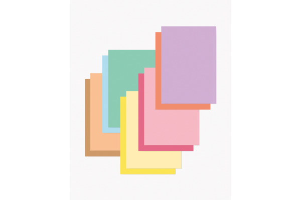 FOLIA Kombi-Block A4 678 pastell, 20 Blatt ass. – Bild 2