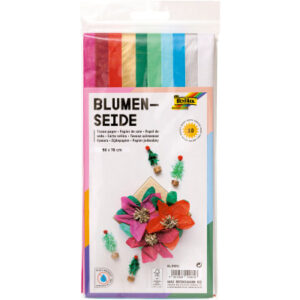 FOLIA     Blumenseide           50x70 cm 91095     Weihnachten           10 Bogen