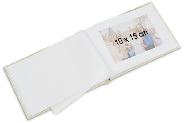 HAMA Fotoalbum Fine Art 24x17cm 2730 lindgrün 36 Seiten – Bild 2