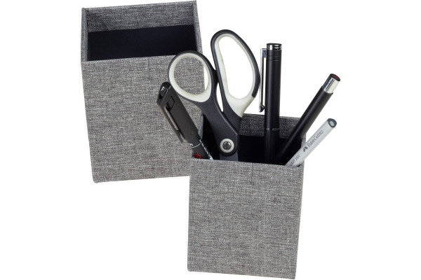 KOLMA Stifteköcher RPET 14.305.03 rezykliertes PET 8x8x9cm – Bild 3