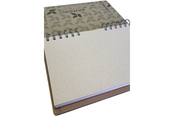 KOMONI Notizbuch Labyrinth A5 47185753 braun, blanco 90 Blatt – Bild 4