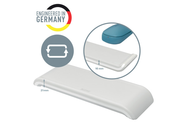 LEITZ Handgelenkauflage Maus Cosy 6483-0085 Verstellbar grau – Bild 3