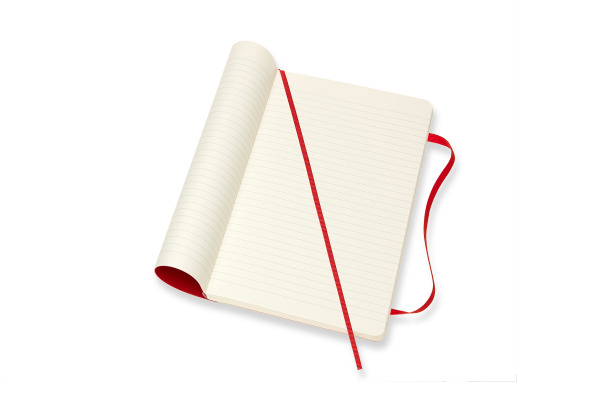 MOLESKINE Notizbuch Classic SC Large 002854634 scharl.rot, liniert 96 Blatt – Bild 3