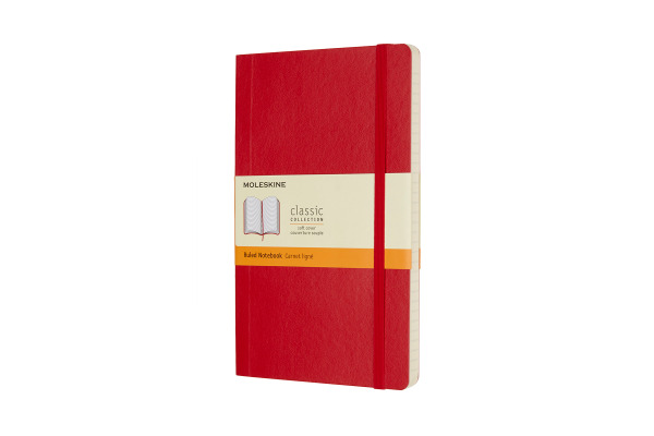 MOLESKINE Notizbuch Classic SC Large 002854634 scharl.rot, liniert 96 Blatt