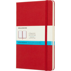 MOLESKINE Notizbuch Classic HC Large 341715420 scharl.rot, dots 120 Blatt