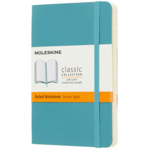 MOLESKINE Notizbuch Classic SC Pocket 341715468 liniert, SC, Riff Blau