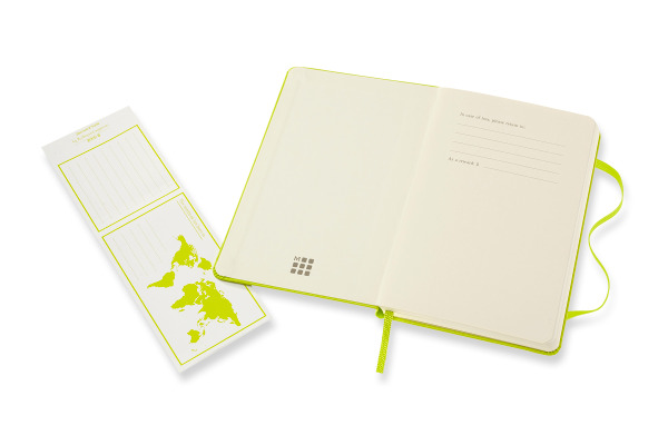 MOLESKINE Notizbuch Classic HC Pocket 420850857 liniert,limetten grün 96 Blatt – Bild 2