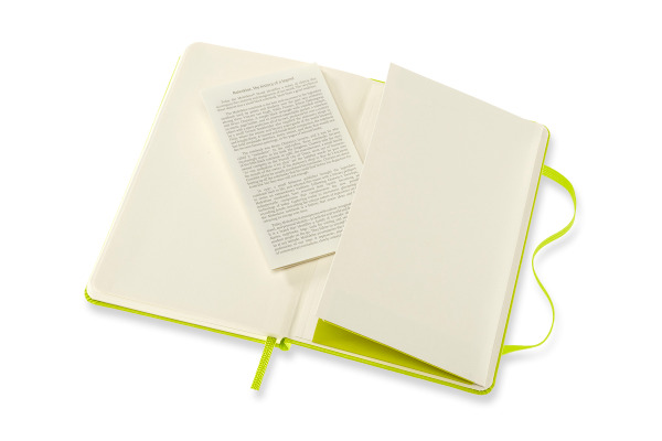 MOLESKINE Notizbuch Classic HC Pocket 420850857 liniert,limetten grün 96 Blatt – Bild 4