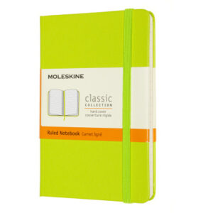 MOLESKINE Notizbuch Classic HC Pocket 420850857 liniert,limetten grün 96 Blatt