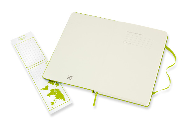 MOLESKINE Notizbuch Classic HC Large 420850888 limettengrün, blanco 104 Blatt – Bild 2