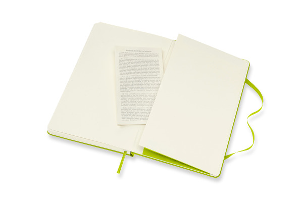 MOLESKINE Notizbuch Classic HC Large 420850888 limettengrün, blanco 104 Blatt – Bild 4