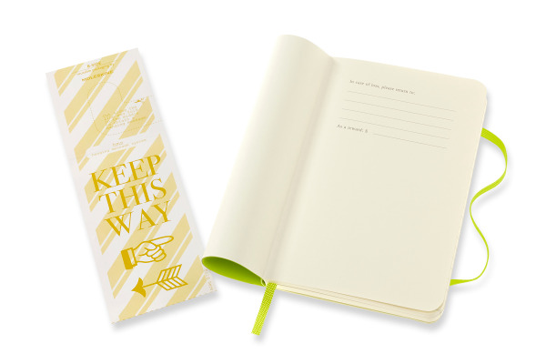 MOLESKINE Notizbuch Classic SC Pocket 420850970 liniert,limetten grün,192 S. – Bild 2