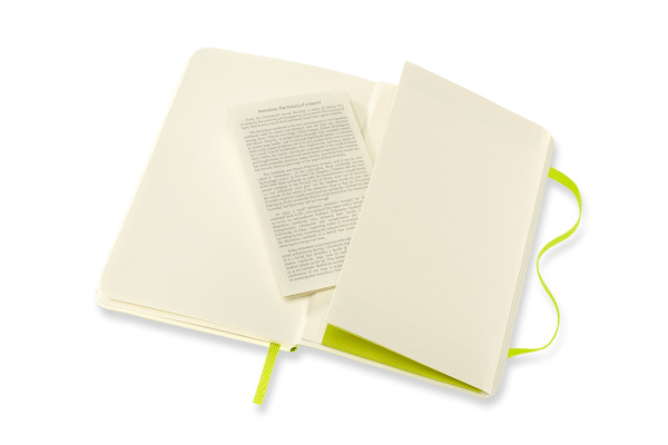 MOLESKINE Notizbuch Classic SC Pocket 420850970 liniert,limetten grün,192 S. – Bild 4