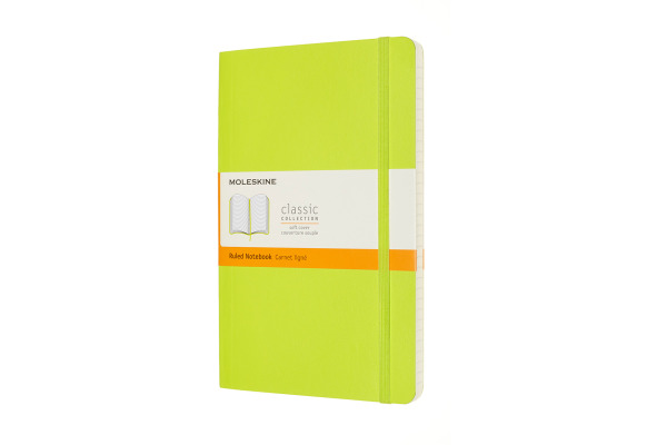 MOLESKINE Notizbuch Classic SC XL 420850994 limettengrün,liniert 96 Blatt