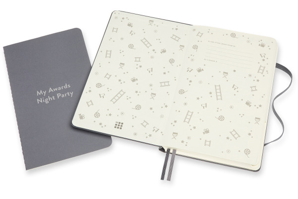 MOLESKINE Notizbuch Thema Film & TV A5 420853551 dunkelgrau, liniert 200 Blatt – Bild 2