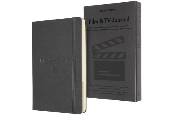 MOLESKINE Notizbuch Thema Film & TV A5 420853551 dunkelgrau, liniert 200 Blatt