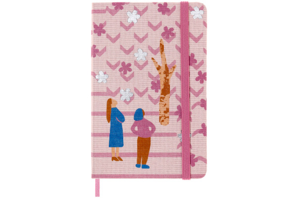 MOLESKINE Notizbuch Sakura A6 598851458 rosa, liniert 96 Blatt