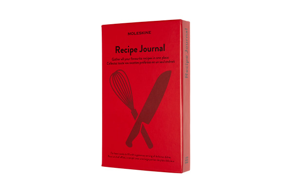 MOLESKINE Notizbuch Thema Rezepte A5 647620213 scharl.rot, liniert 200 Blatt