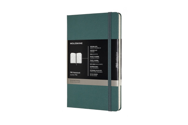 MOLESKINE Notizbuch PRO A4 647620763 waldgrün, liniert 120 Blatt
